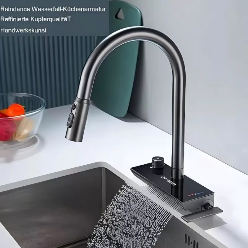 Двухкнопочный смеситель «Водопад»